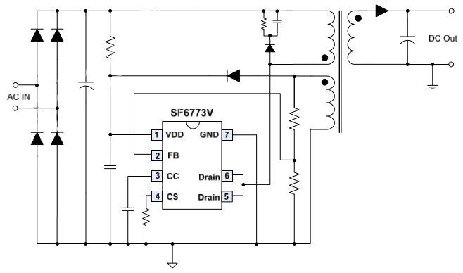 開關(guān)電源芯片SF6773