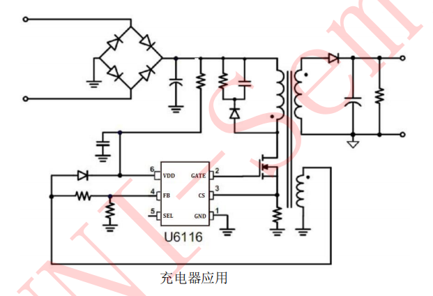 6116充電器應(yīng)用