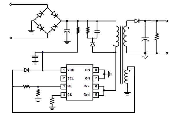 開關電源芯片U6117S