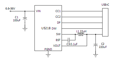 U5218應(yīng)用簡(jiǎn)圖