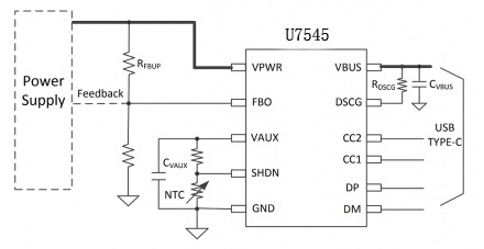 U7545應(yīng)用簡圖